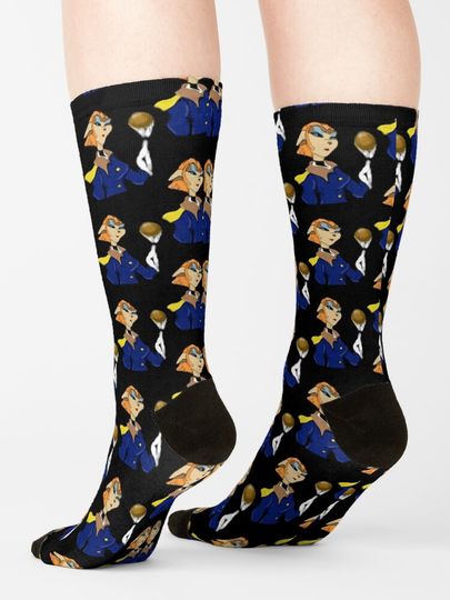 Captain Amelia Treasure Planet Socks