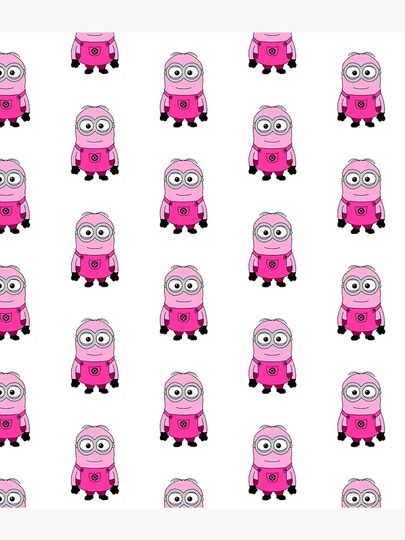 Pink Minion Backpack, Cute Backpack for Women, Men, Kids, Trending Street Fashion