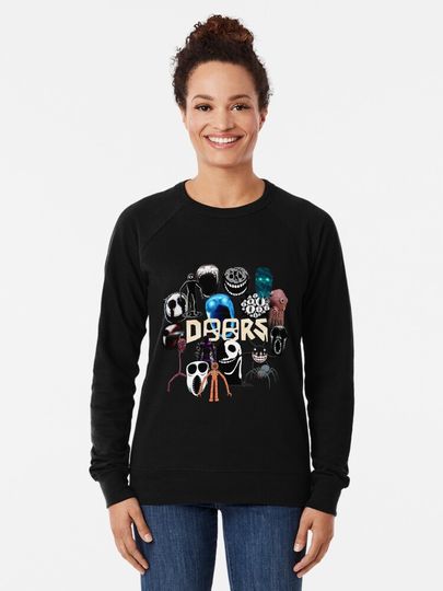 Doors Entities Everywhere    Lightweight Sweatshirt, Gift for Fan