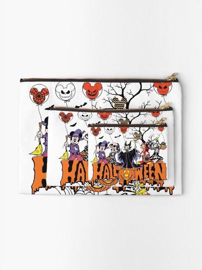 Disney Mickey and Villian Halloween Makeup Bag