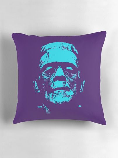 Monster (Blue) Pillow