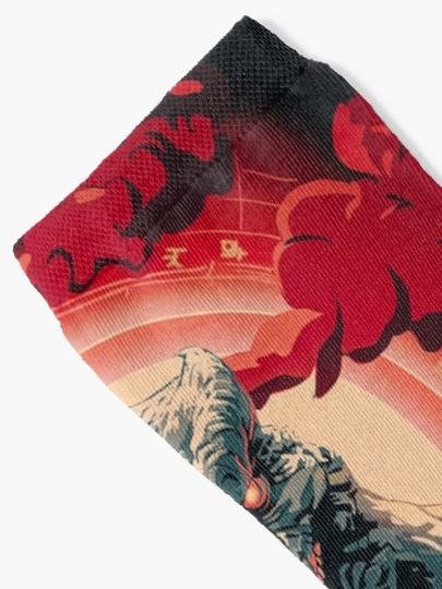god zilla Socks
