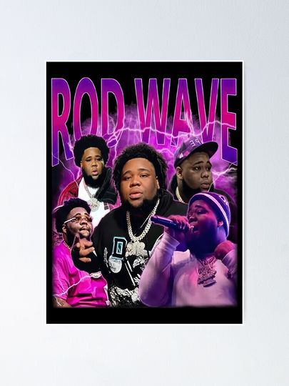 Rod Wave Wall Art Poster Gift for Music Lovers