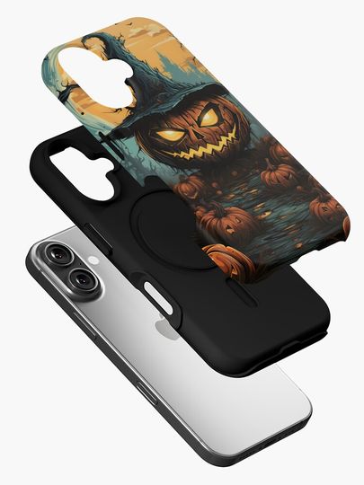 Spooky Halloween Pumpkin iPhone Case