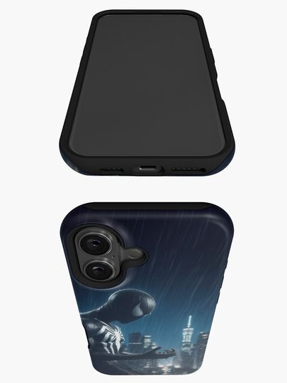 Spiderverse - Spider Man Black Suit iPhone Case