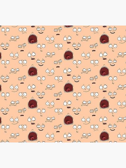 Rickandmorty Faces Socks