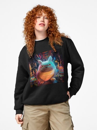 Totoro Re-Imagined Pullover Sweatshirt
