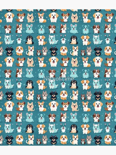 Puppy Love: Cute Dog Pattern Backpack