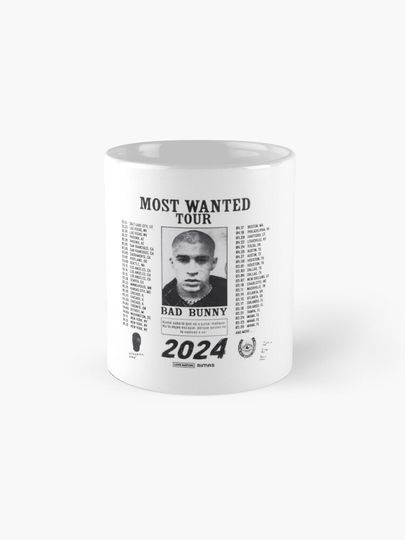 Bad Bunny Most Wanted Tour Coffee Mug