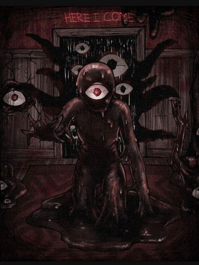 Seek here i come , roblox doors  Lightweight Hoodie