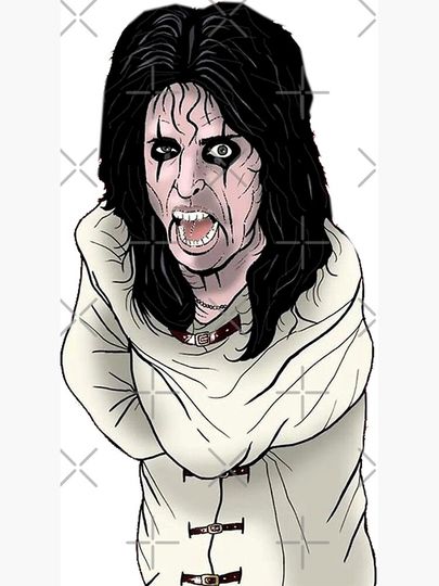 Alice Cooper Poster – Stylish Wall Decoration for Rock and Roll Fans