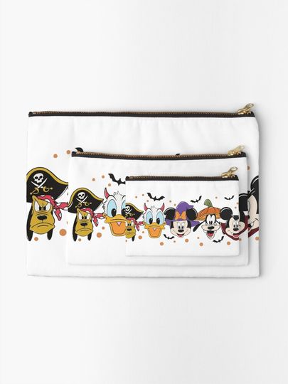 Retro Disney Mickey and Co. Halloween Makeup Bag