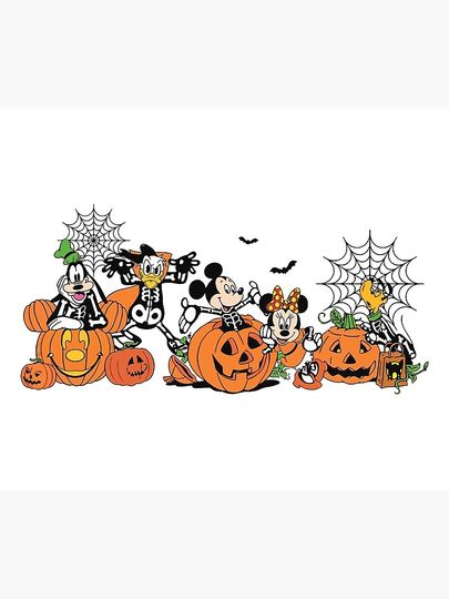 Disney Mickey And Friends Halloween Throw Blanket