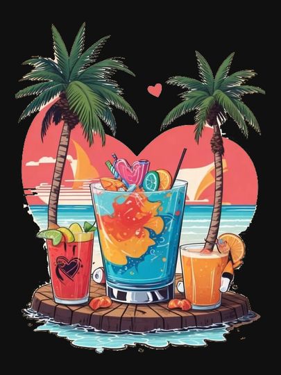 Love Beach Tank Top, Jimmy Buffett Tank Tops