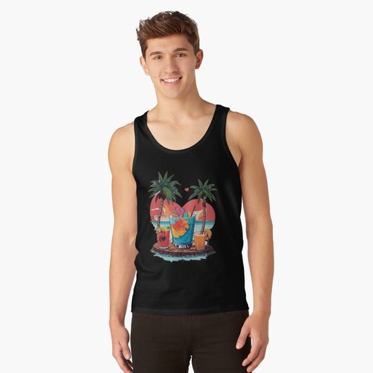 Love Beach Tank Top, Jimmy Buffett Tank Tops