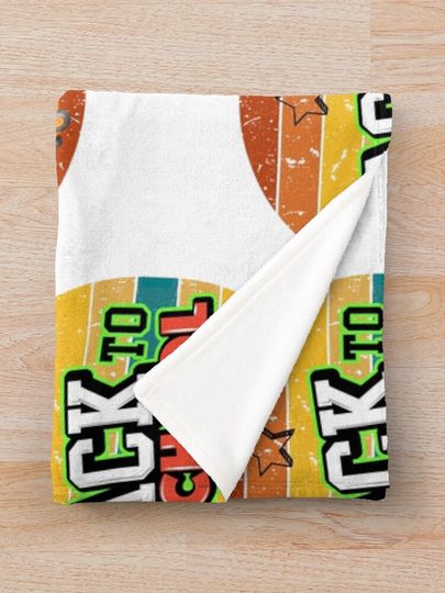 Back To School Children Gift For Students Unique Design Theme Evergreen Throw Blanket