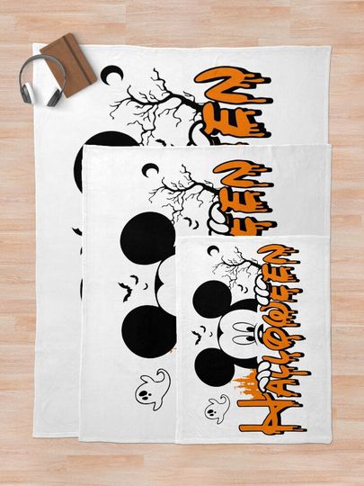 Disney Mickey Mouse Halloween Throw Blanket