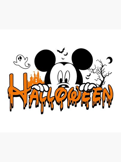 Disney Mickey Mouse Halloween Throw Blanket