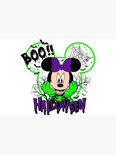 Retro Disney Halloween Cosmetic Bag, Halloween Cosmetic Bag