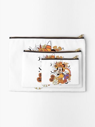 Retro Disney Halloween Cosmetic Bag, Halloween Cosmetic Bag