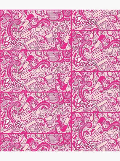 Barbie Background Backpack