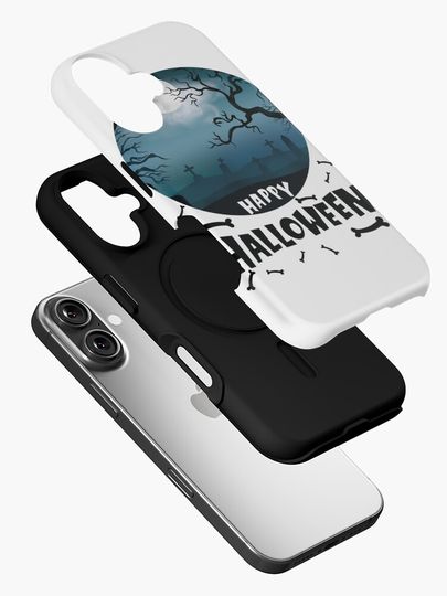 Happy Halloween from the Graveyard iPhone Case
