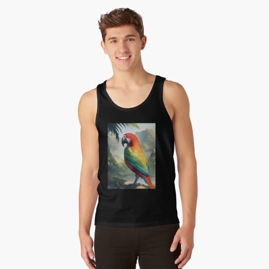 Parrot Tank Top, Jimmy Buffett Tank Tops
