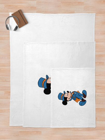 Disney Vampire Mickey Mouse Halloween Throw Blanket