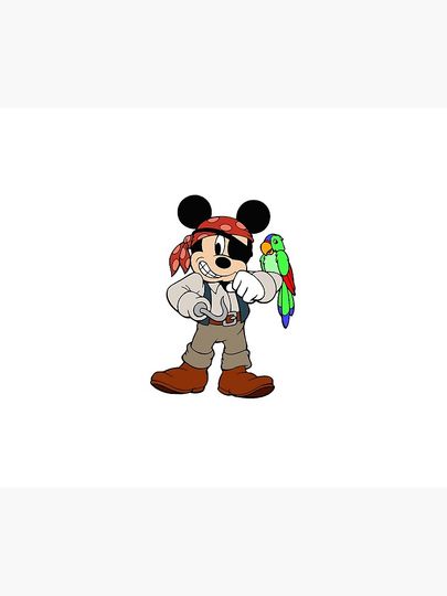 Disney Pirate Mickey Mouse Halloween Throw Blanket