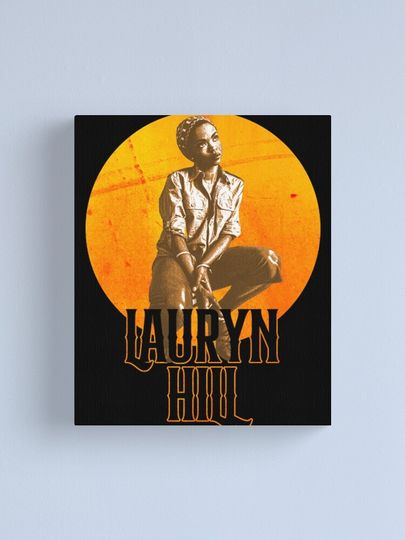 Lauryn Hill Bootleg Halftone Canvas