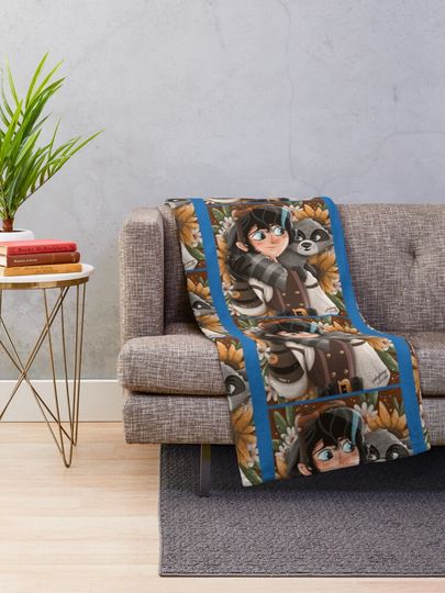 Varian Tangled Print Throw Blanket