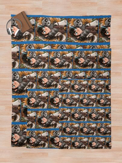 Varian Tangled Print Throw Blanket