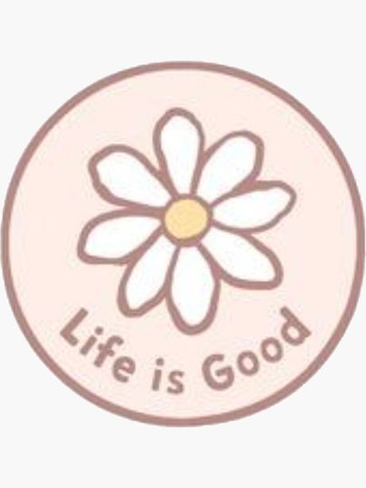 Cute Life is Good Sticker Sticker