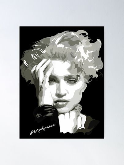 Vintage Qeen of Pop 80s - Love of My Life Madönná Poster