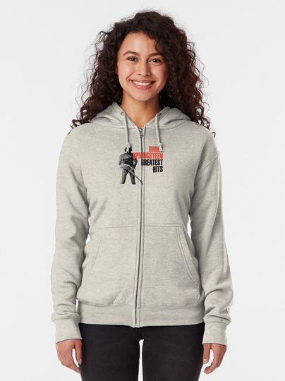Bruce springsteen Zipped Hoodie