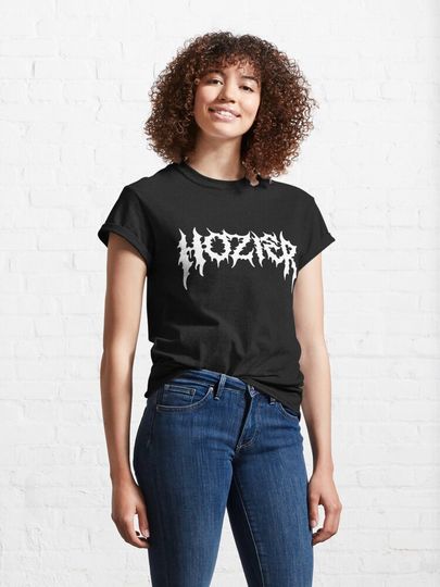Hozier in white metal Cotton Shirt, Comfortable Short Sleeve Sports Tee for Men, Women, Kids - Trending Street Fashion