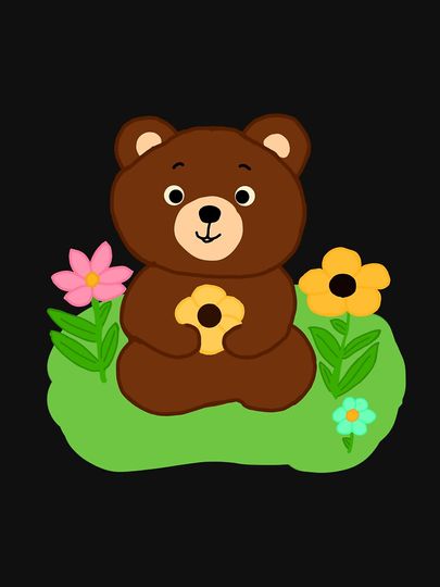 Little Bear in His Garden Classic T-Shirt