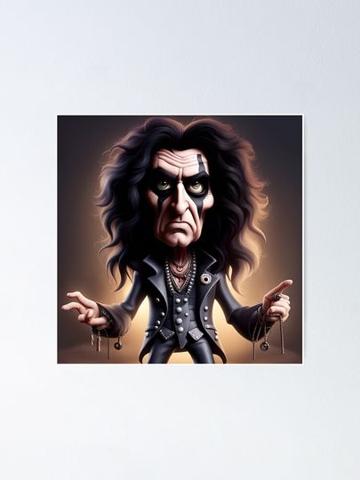Alice Cooper Poster – Modern Rock Wall