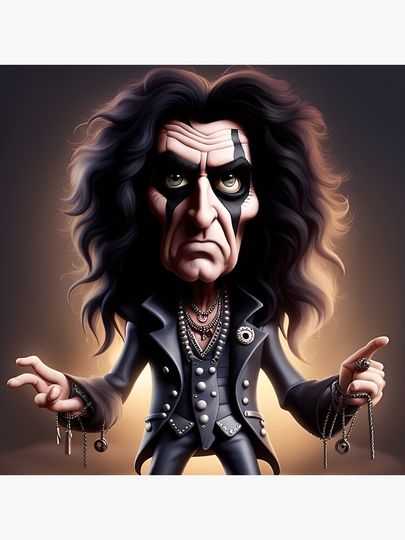 Alice Cooper Poster – Modern Rock Wall