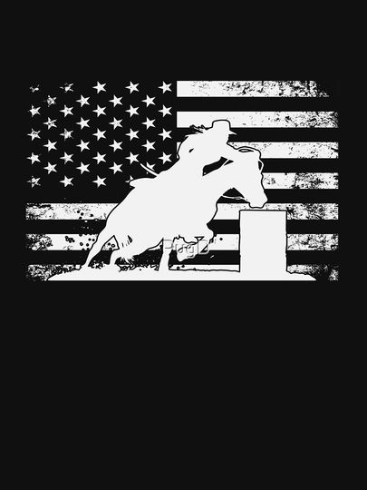 Barrel racing horse Pullover Hoodie