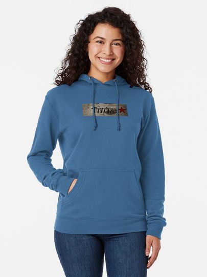 THATCHERS Red Star Logo Lightweight Hoodie