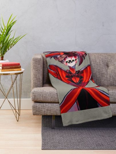 Alastor Hazbin Hotel Blanket, Hazbin Hotel Fan Gift