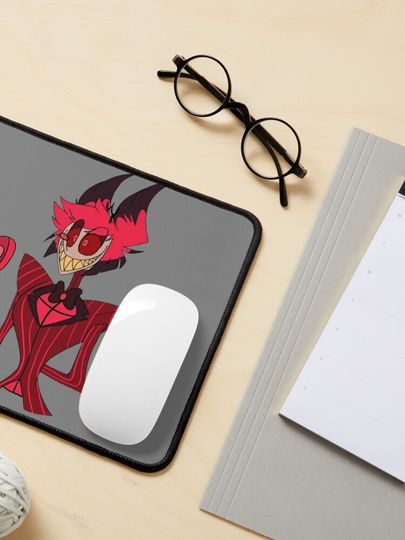 Alastor Hazbin Hotel Mouse Pad, Hazbin Hotel Decor