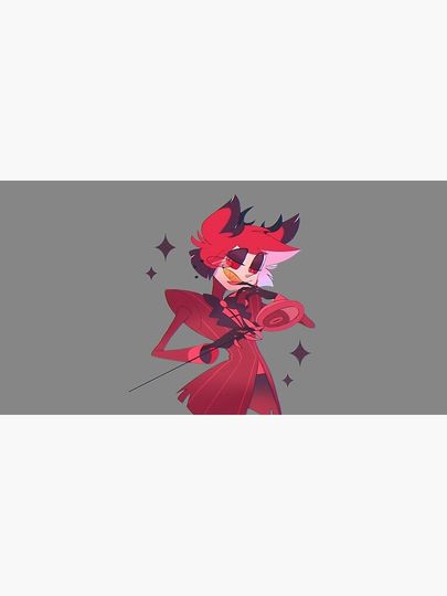 Alastor Hazbin Hotel Desk Mat, Hazbin Hotel Decor