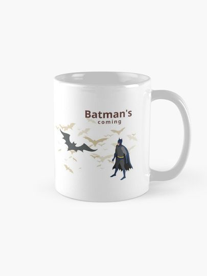 Batman The Fictional Man Coffee Mug