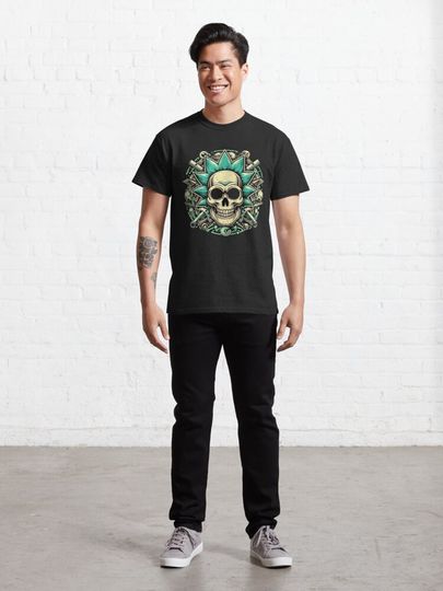 Rick an Rickandmorty, Skull head Classic T-Shirt