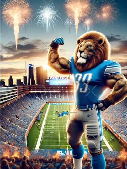 Detroit Lions fan art Phone Case iPhone Case