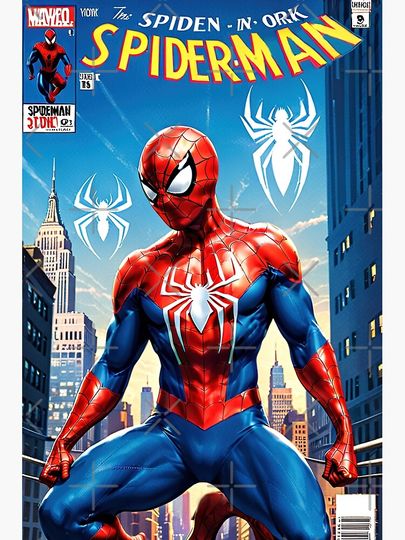 Spiderman Poster, Superhero Poster