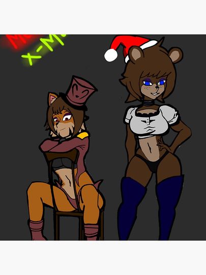 Fnaf x InHeat lustfulnights Pillow