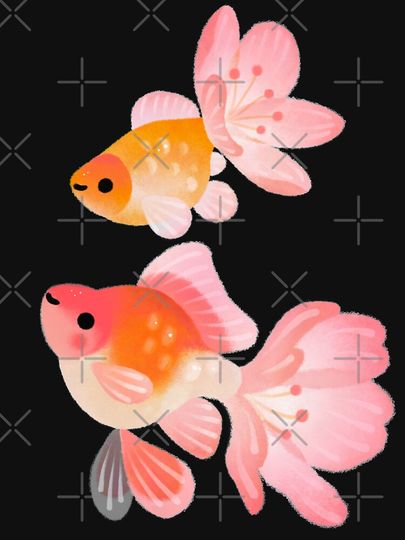Cherry blossom goldfish 1 Pullover Hoodie